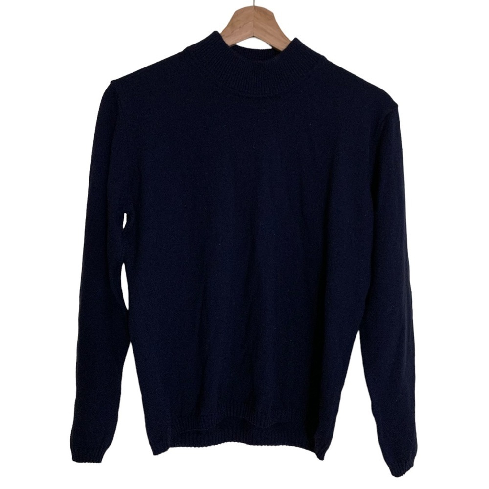 Navy Blue Wool Blend Marco Pecci Sweater Size XL